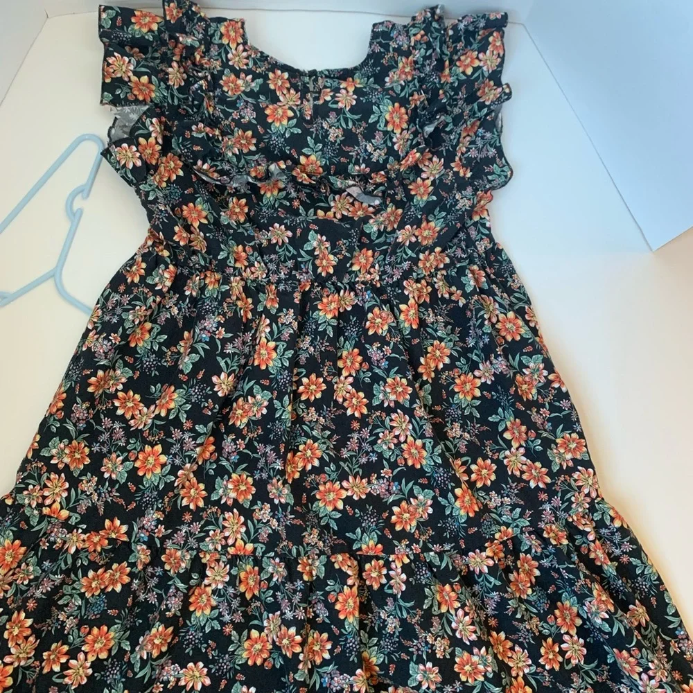 Girls WONDER NATION Summer Dress XL PLUS (14/16). - Picture 6 of 7